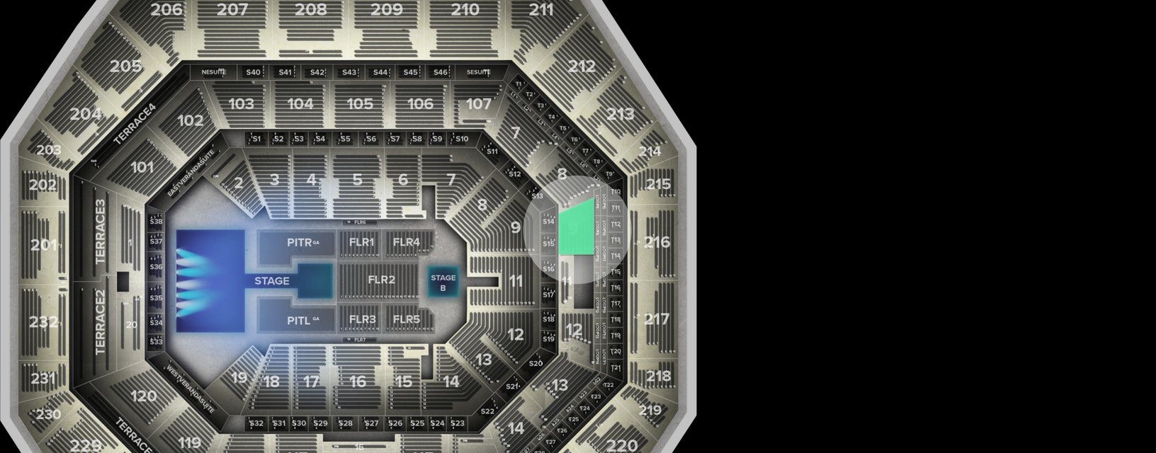 Seat view from Lower