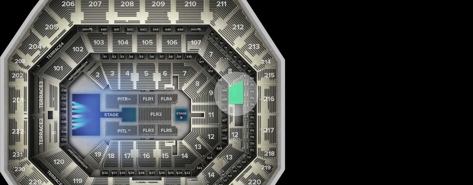 Seat view from Lower