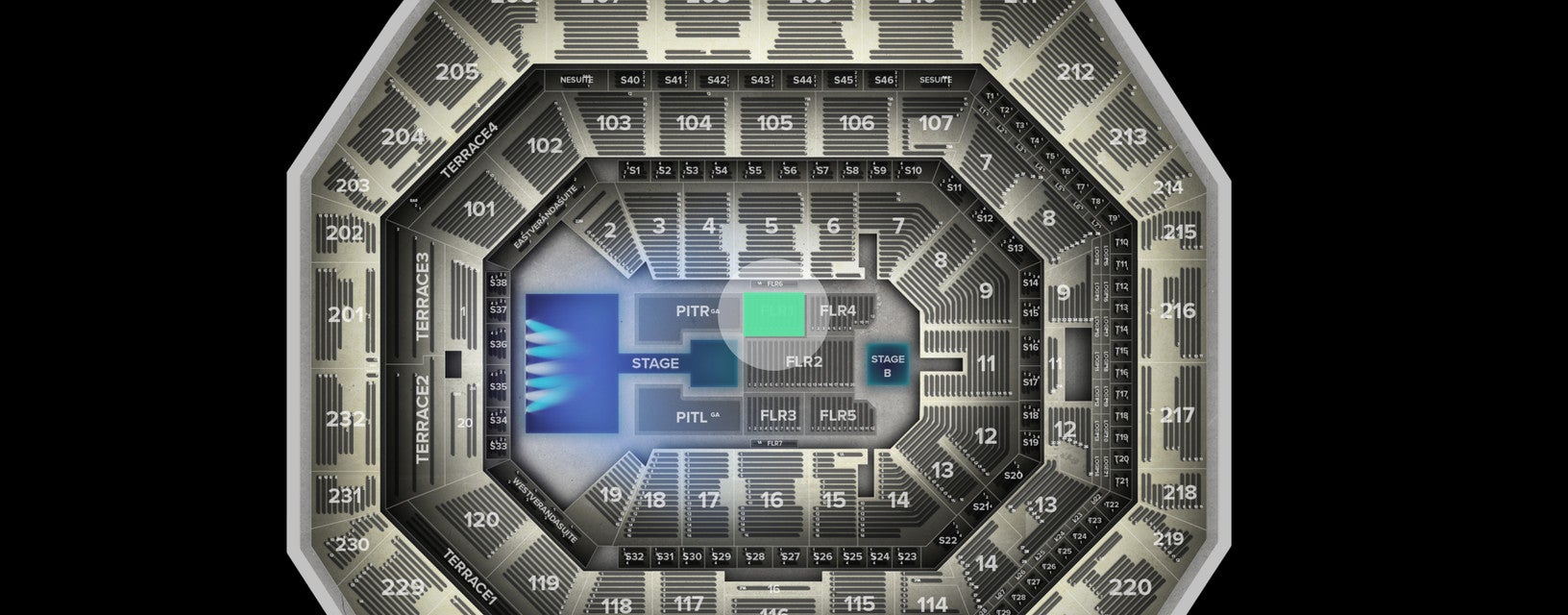 Seat view from Floor