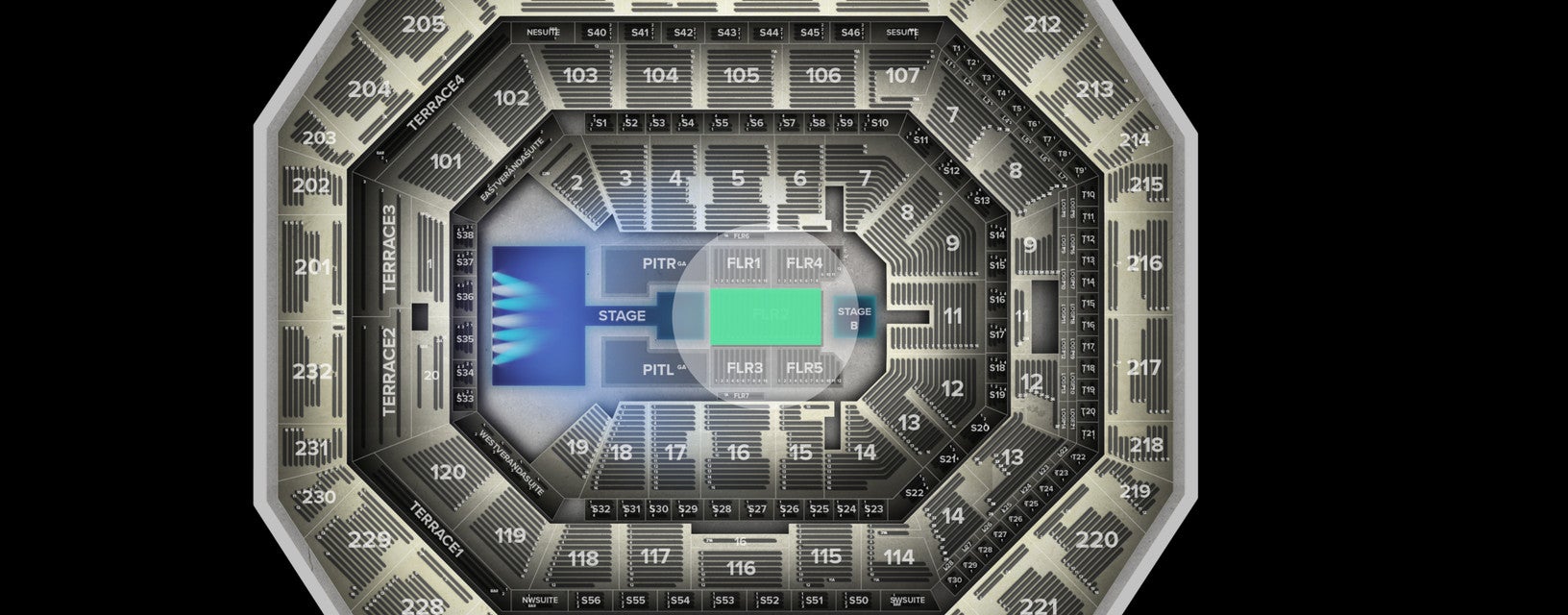 Seat view from Floor