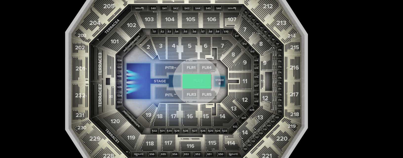 Seat view from Floor