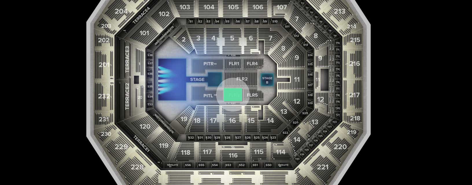 Seat view from Floor