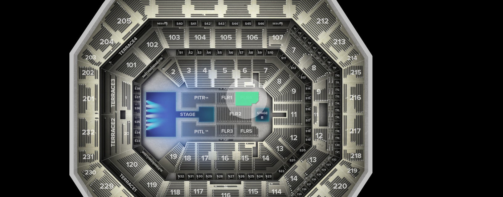 Seat view from Floor