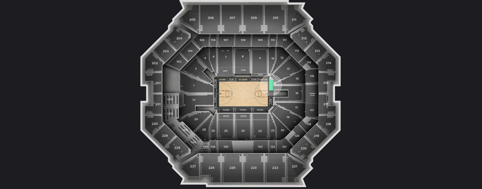 Seat view from Floor