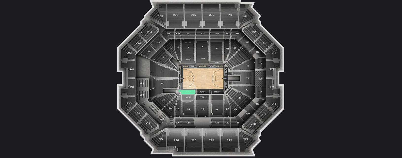 Seat view from Floor