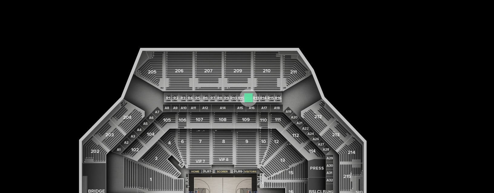 Seat view from Suite