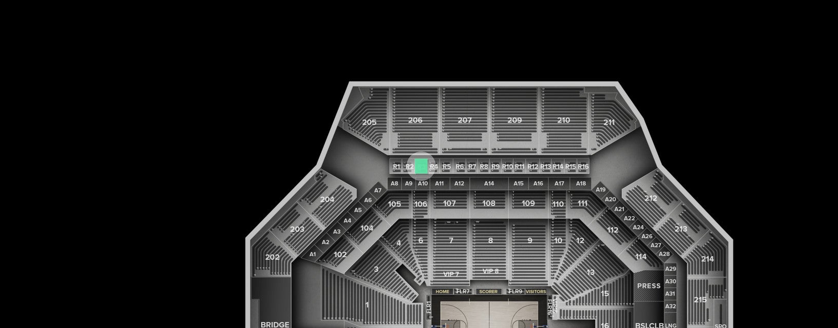Seat view from Suite