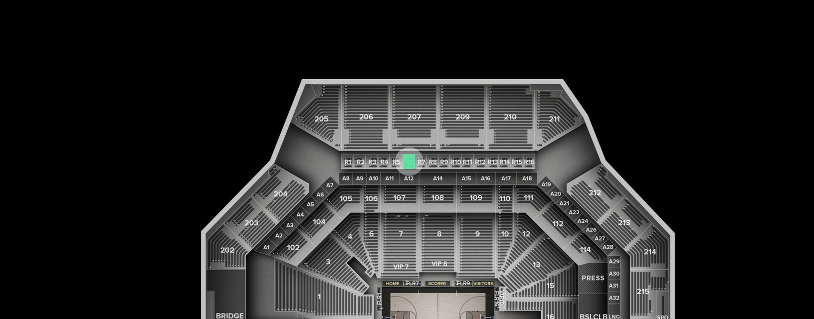 Seat view from Suite