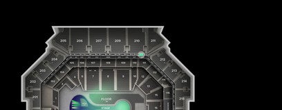 Seat view from The Row