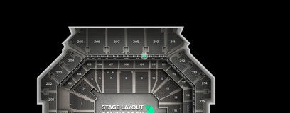 Seat view from The Row