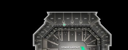 Seat view from The Row