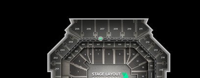 Seat view from The Row