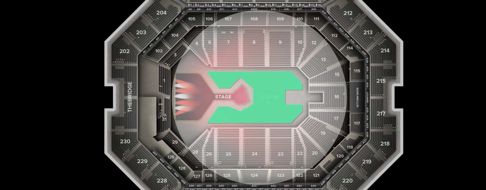 Seat view from Floor