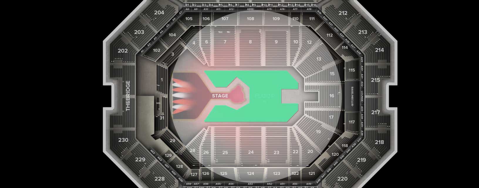 Seat view from Floor
