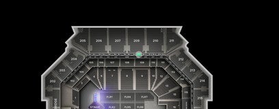Seat view from The Row