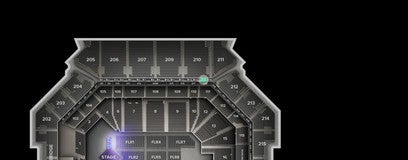 Seat view from The Row
