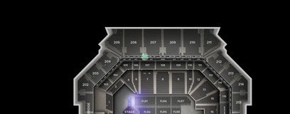 Seat view from The Row