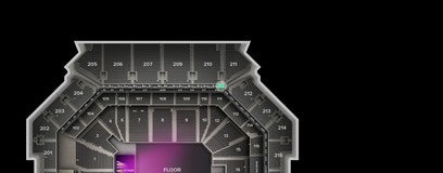 Seat view from The Row