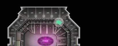 Seat view from Middle