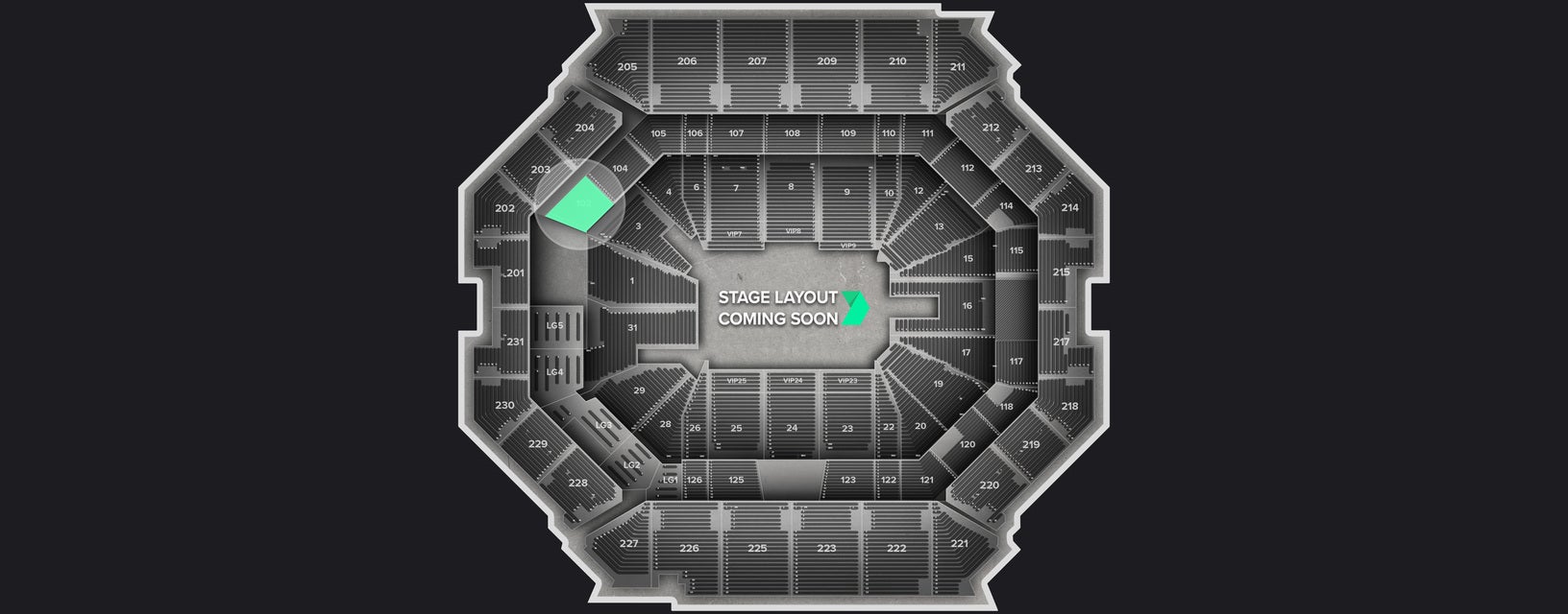 Seat view from Middle