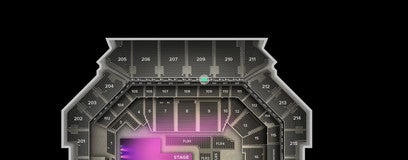 Seat view from The Row