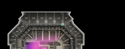 Seat view from The Row
