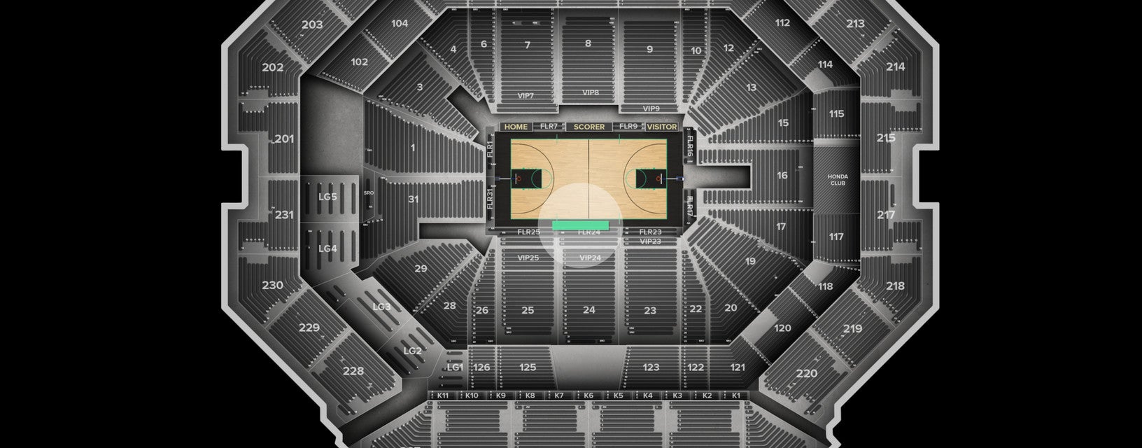 Seat view from Floor