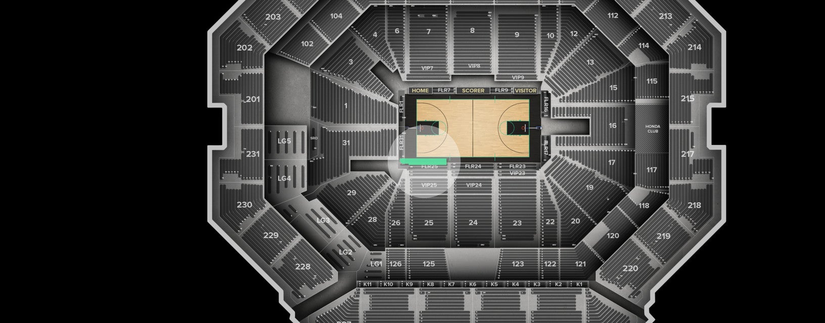 Seat view from Floor