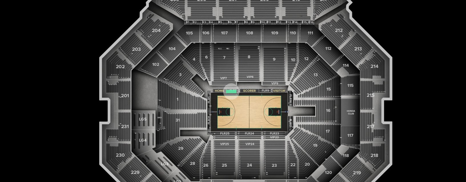 Seat view from Floor