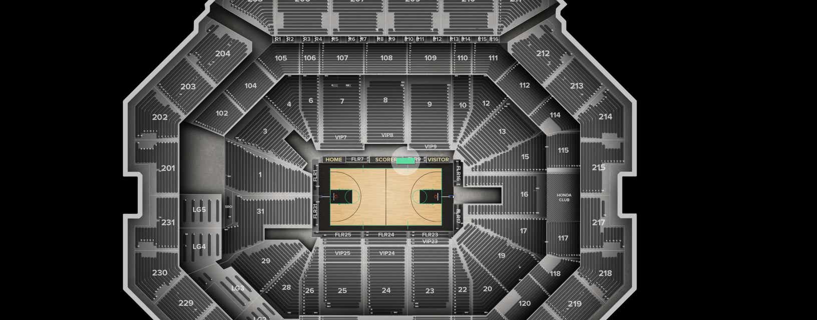 Seat view from Floor