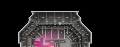Seat view from The Row