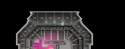 Seat view from The Row