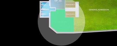 Seat view from General Admission Plus
