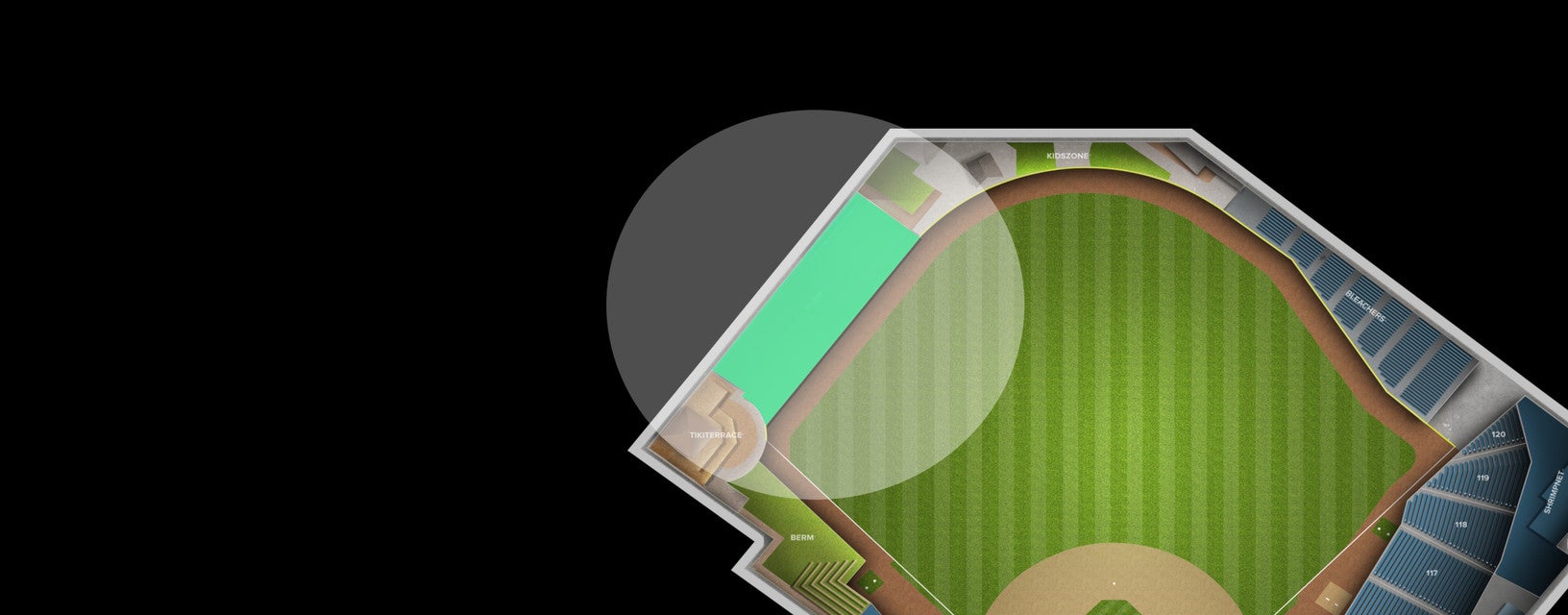 Seat view from Berm