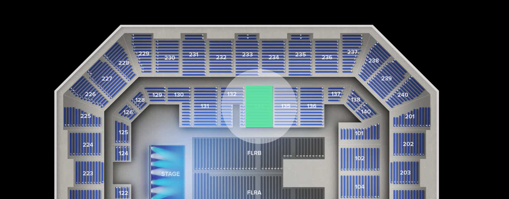 Seat view from Lower