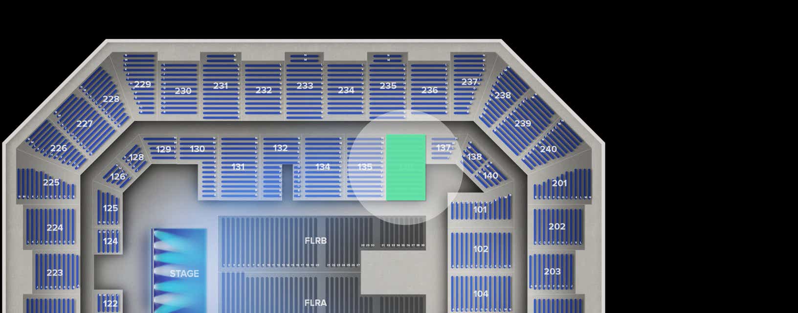 Seat view from Lower