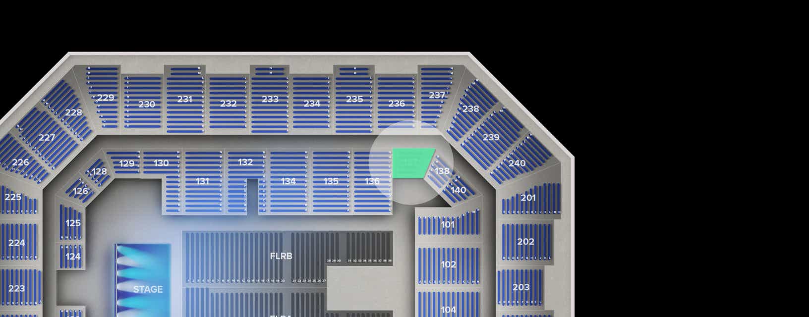 Seat view from Lower