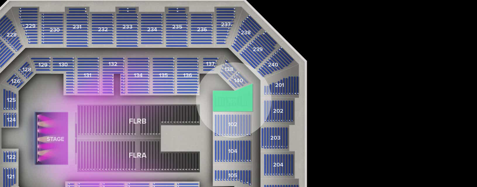 Seat view from Lower
