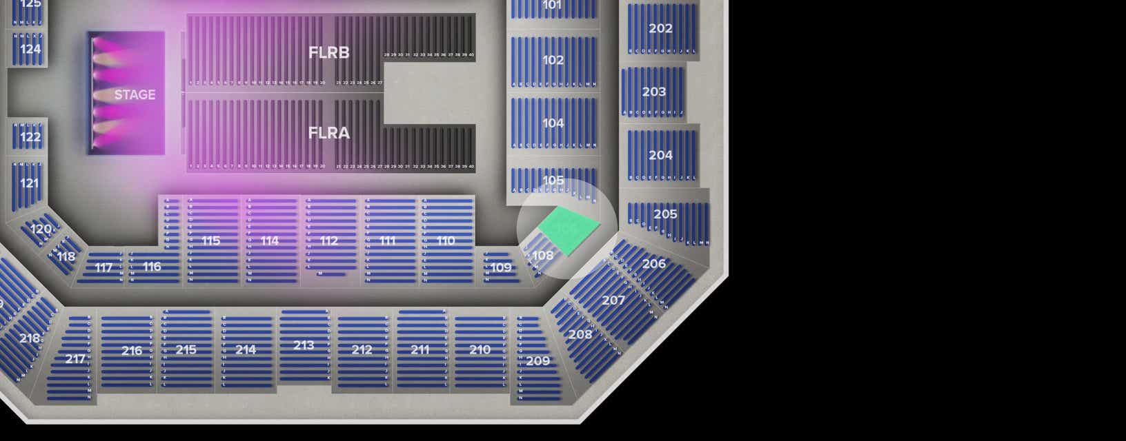 Seat view from Lower