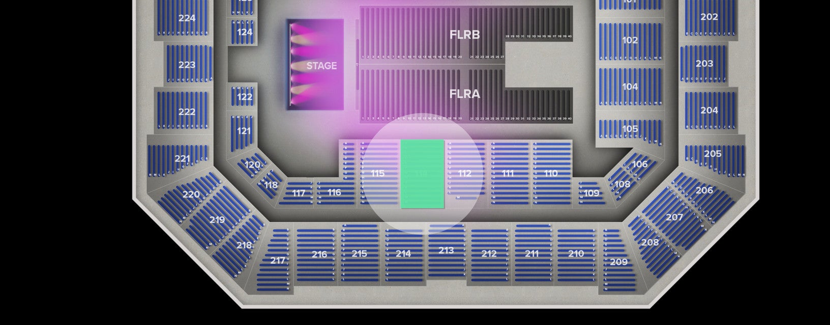 Seat view from Lower