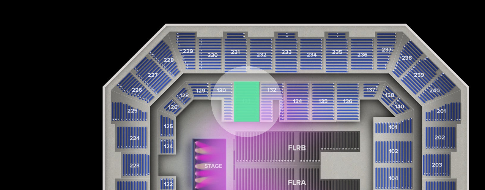Seat view from Lower