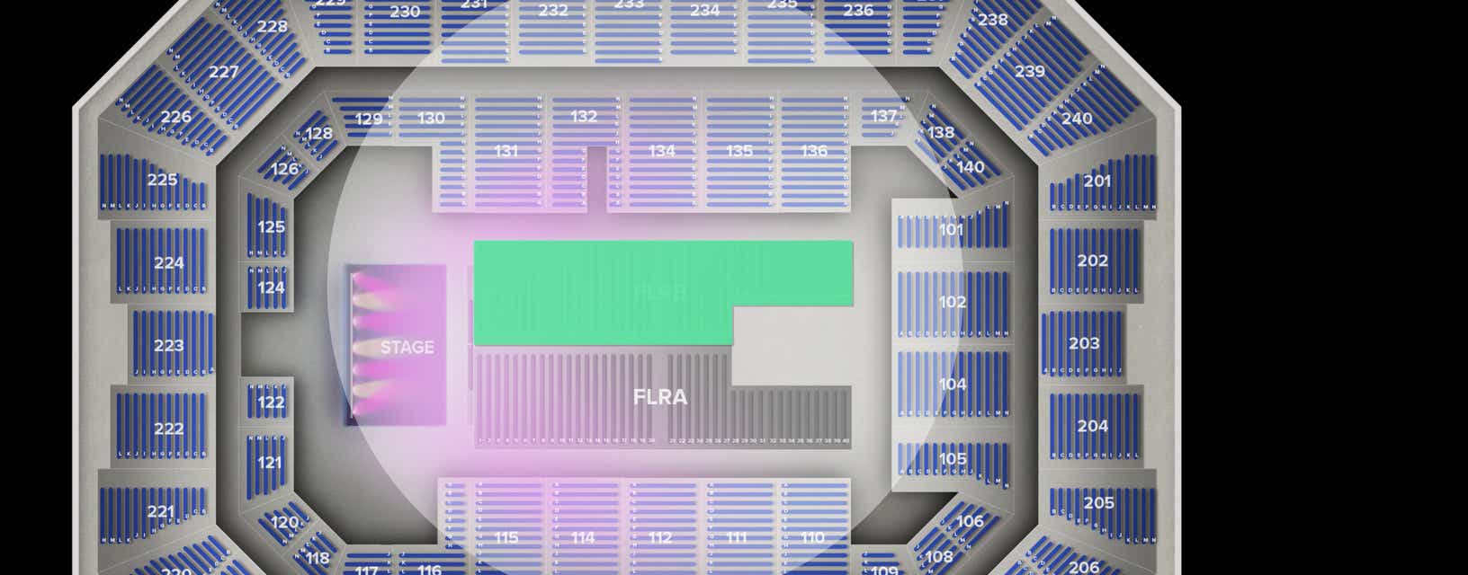 Seat view from Floor