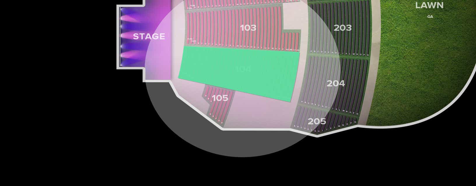 Seat view from Lower