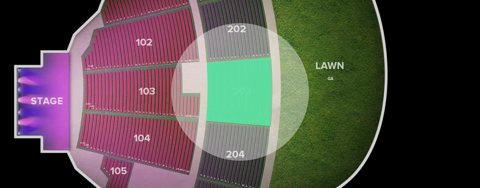 Seat view from Upper