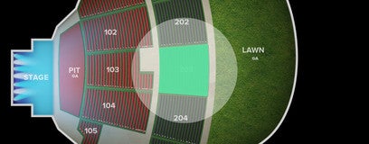 Seat view from Upper
