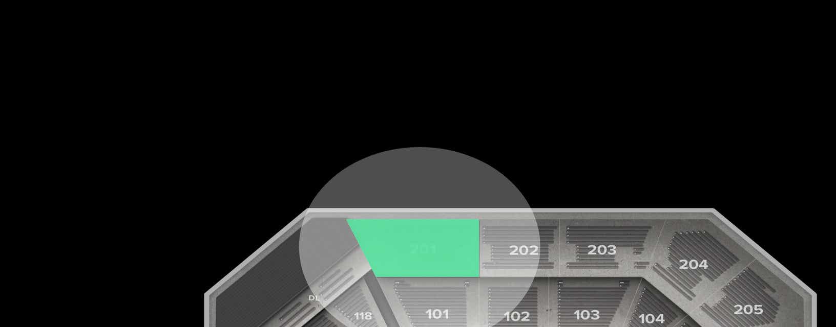 Seat view from Upper