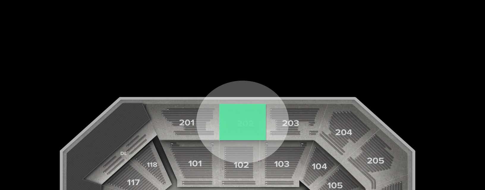 Seat view from Upper