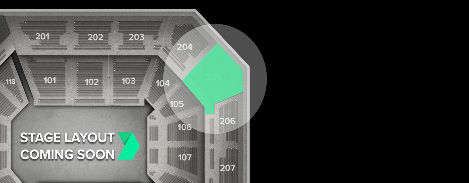 Seat view from Upper