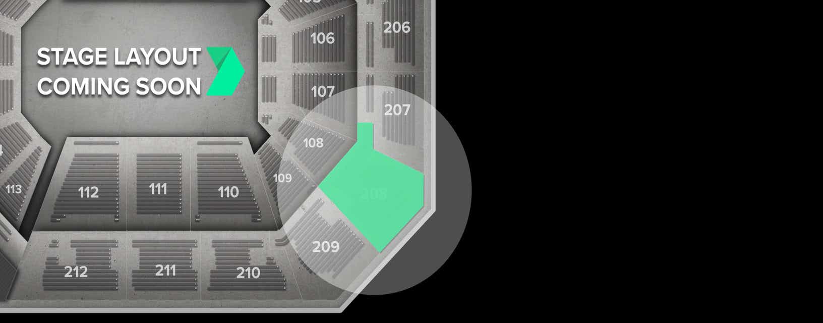 Seat view from Upper