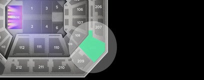 Seat view from Upper